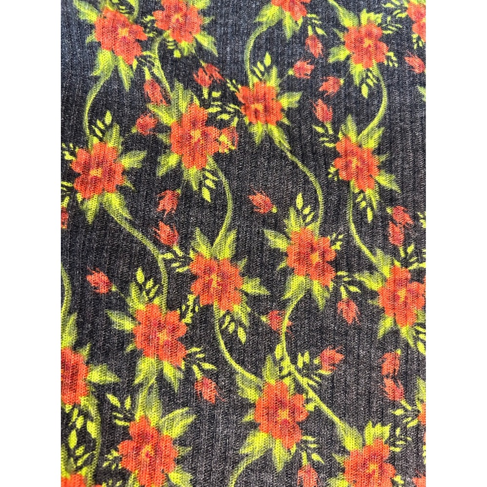 LuLaRoe Sarah Cardigan Black Small Floral Long Sleeve Open Front Pockets Ribbed - Picture 9 of 10
